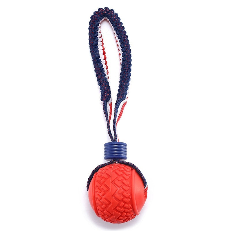 Dog Toy Ball with string