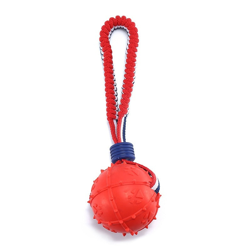 Dog Toy Ball with string