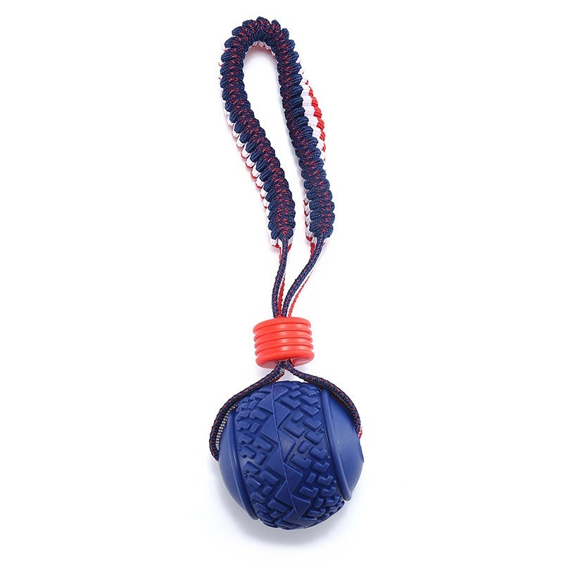 Dog Toy Ball with string