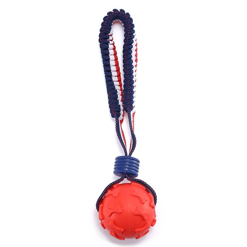 Dog Toy Ball with string